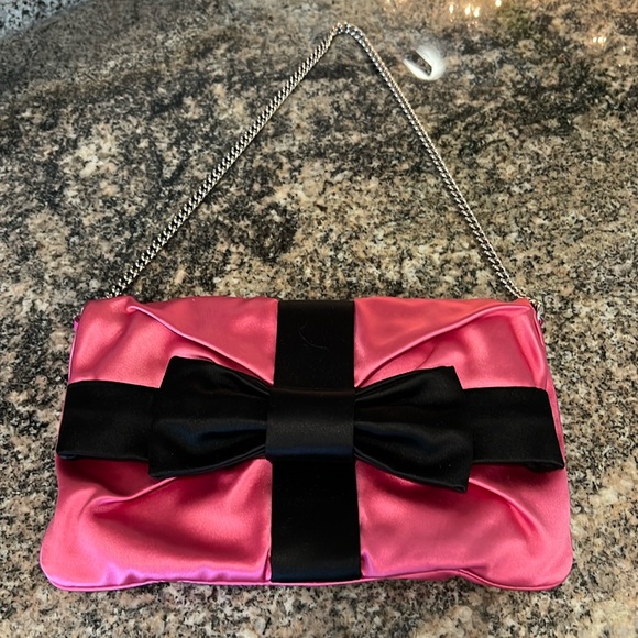 Dolce & Gabbana Handbags - DOLCE & GABBANA Satin Bow Shoulder Bag/Hand Bag
